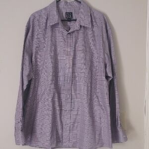 Men's Purple Plaid Shirt